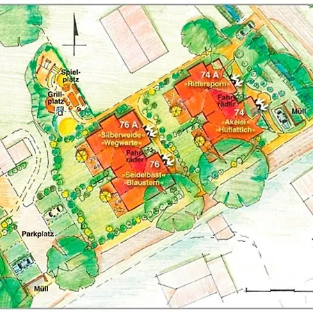 아파트 Domizil Am Ostseewald, Fw Akelei *